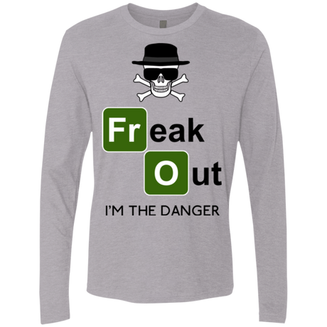 T-Shirts Heather Grey / Small Freaking danger Men's Premium Long Sleeve