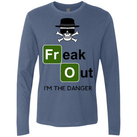 T-Shirts Indigo / Small Freaking danger Men's Premium Long Sleeve