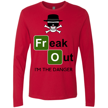 T-Shirts Red / Small Freaking danger Men's Premium Long Sleeve