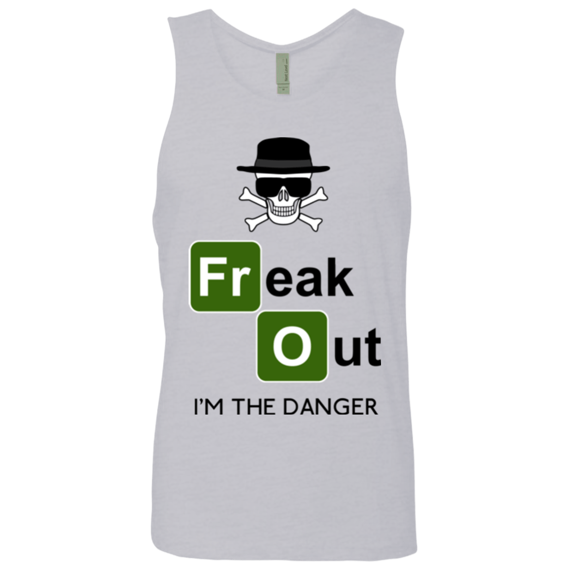 T-Shirts Heather Grey / Small Freaking danger Men's Premium Tank Top