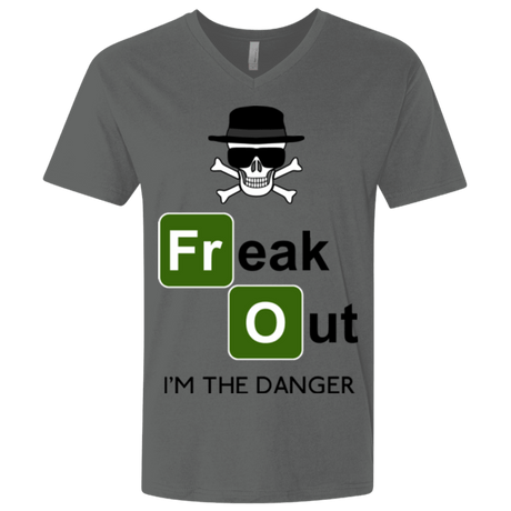 T-Shirts Heavy Metal / X-Small Freaking danger Men's Premium V-Neck