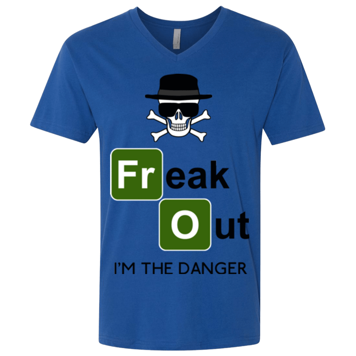 T-Shirts Royal / X-Small Freaking danger Men's Premium V-Neck