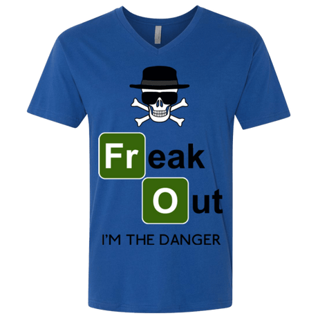 T-Shirts Royal / X-Small Freaking danger Men's Premium V-Neck