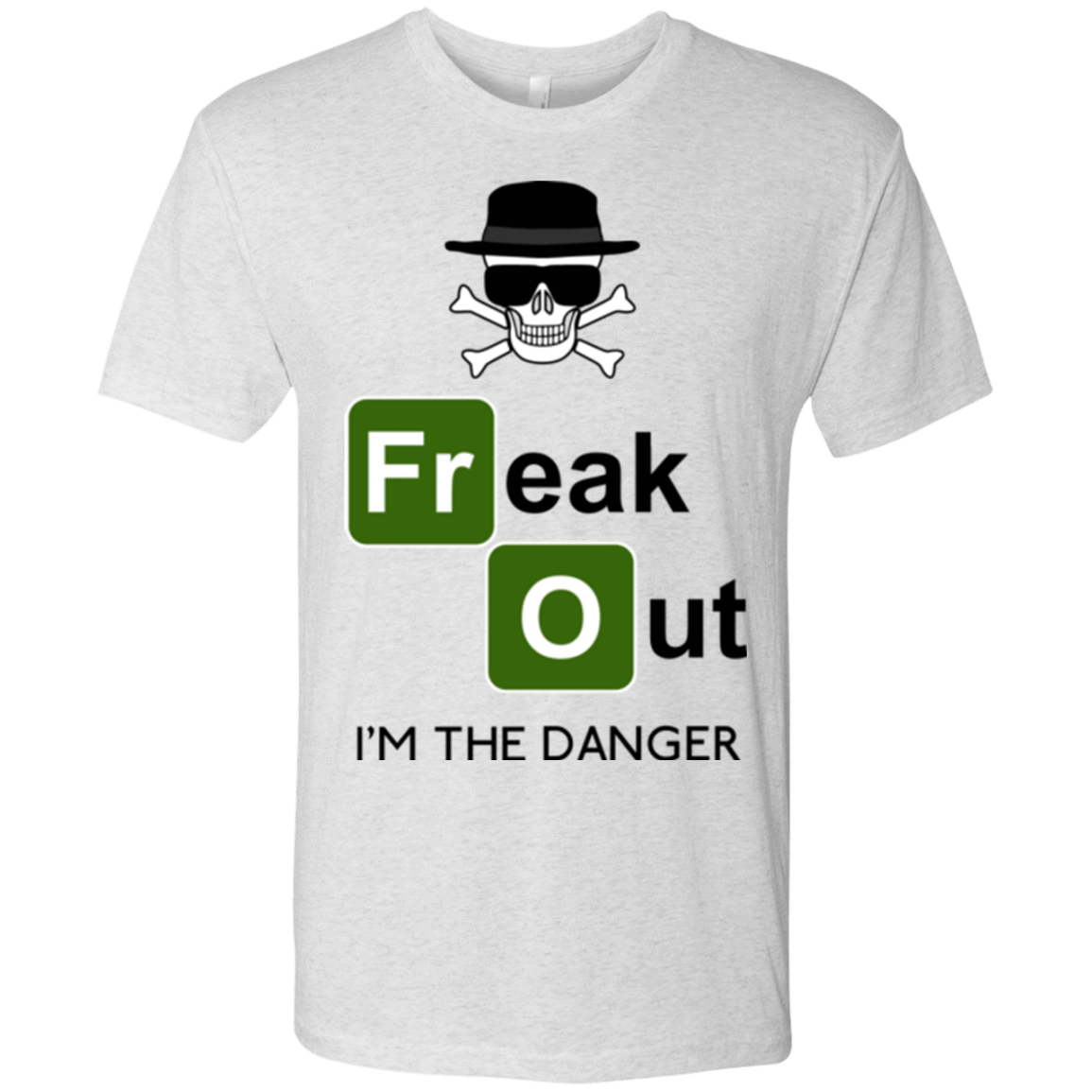 T-Shirts Heather White / Small Freaking danger Men's Triblend T-Shirt
