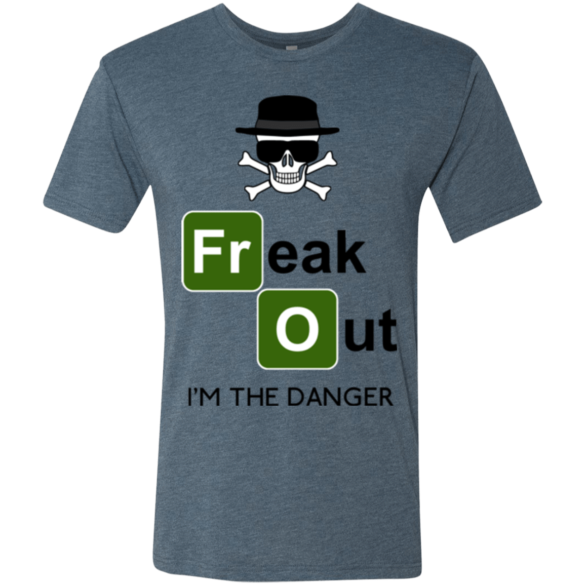 T-Shirts Indigo / Small Freaking danger Men's Triblend T-Shirt