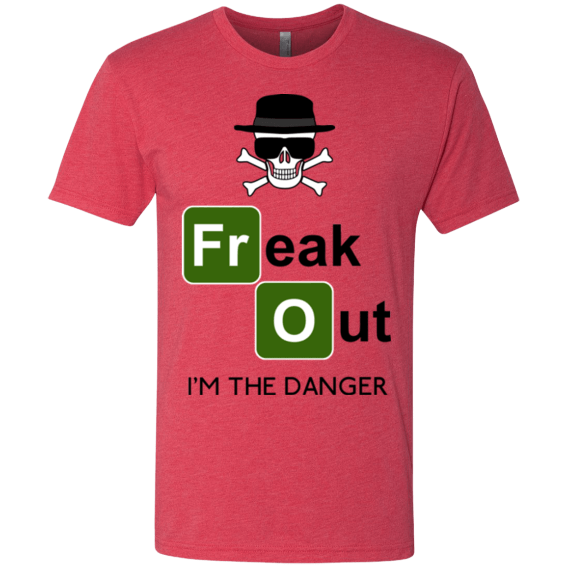 T-Shirts Vintage Red / Small Freaking danger Men's Triblend T-Shirt