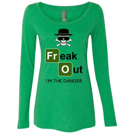 T-Shirts Envy / Small Freaking danger Women's Triblend Long Sleeve Shirt