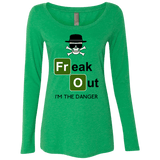 T-Shirts Envy / Small Freaking danger Women's Triblend Long Sleeve Shirt