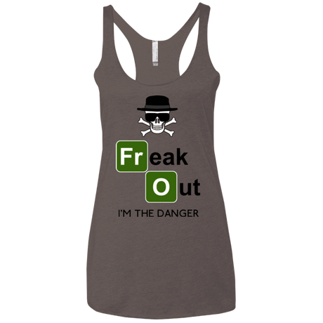 T-Shirts Macchiato / X-Small Freaking danger Women's Triblend Racerback Tank