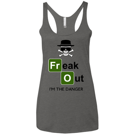 T-Shirts Premium Heather / X-Small Freaking danger Women's Triblend Racerback Tank