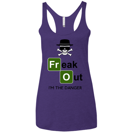 T-Shirts Purple / X-Small Freaking danger Women's Triblend Racerback Tank