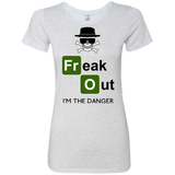 T-Shirts Heather White / Small Freaking danger Women's Triblend T-Shirt