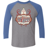 T-Shirts Premium Heather/ Vintage Royal / X-Small Freakshow Triblend 3/4 Sleeve