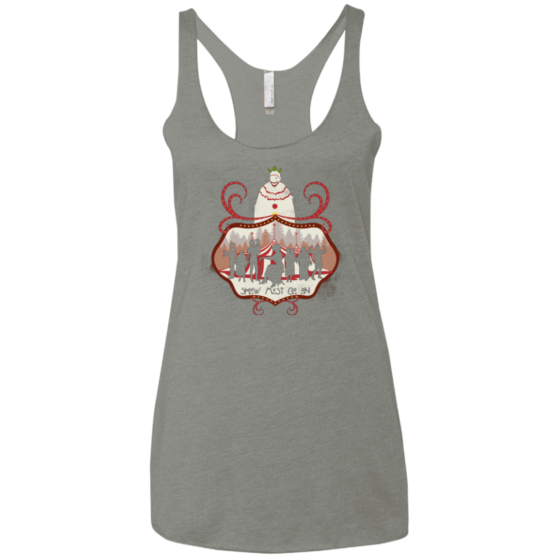 T-Shirts Venetian Grey / X-Small Freakshow Women's Triblend Racerback Tank