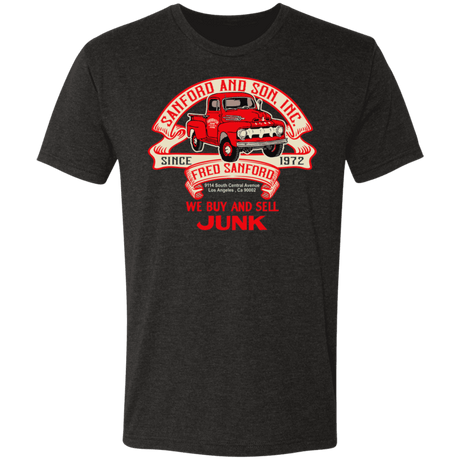 T-Shirts Vintage Black / S Fred Sanford Ribbon Truck Men's Triblend T-Shirt