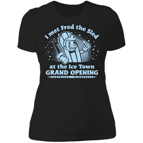 T-Shirts Black / X-Small Fred The Sled GRAND OPENING Women's Premium T-Shirt