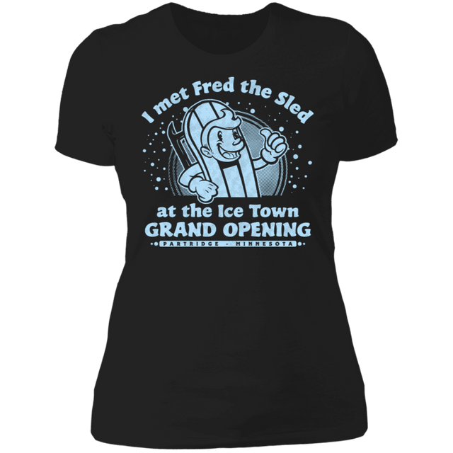 T-Shirts Black / X-Small Fred The Sled GRAND OPENING Women's Premium T-Shirt
