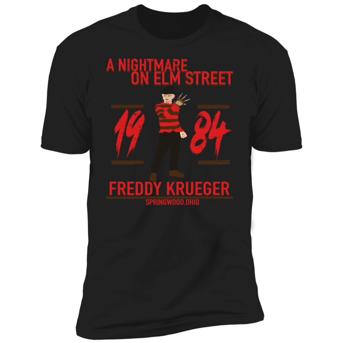T-Shirts Black / X-Small Freddy 1984 Men's Premium T-Shirt