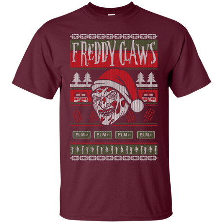 T-Shirts Maroon / S Freddy Claws T-Shirt