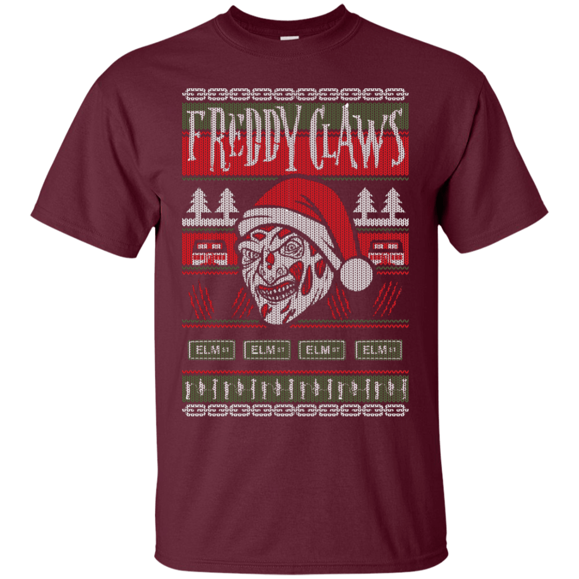 T-Shirts Maroon / S Freddy Claws T-Shirt