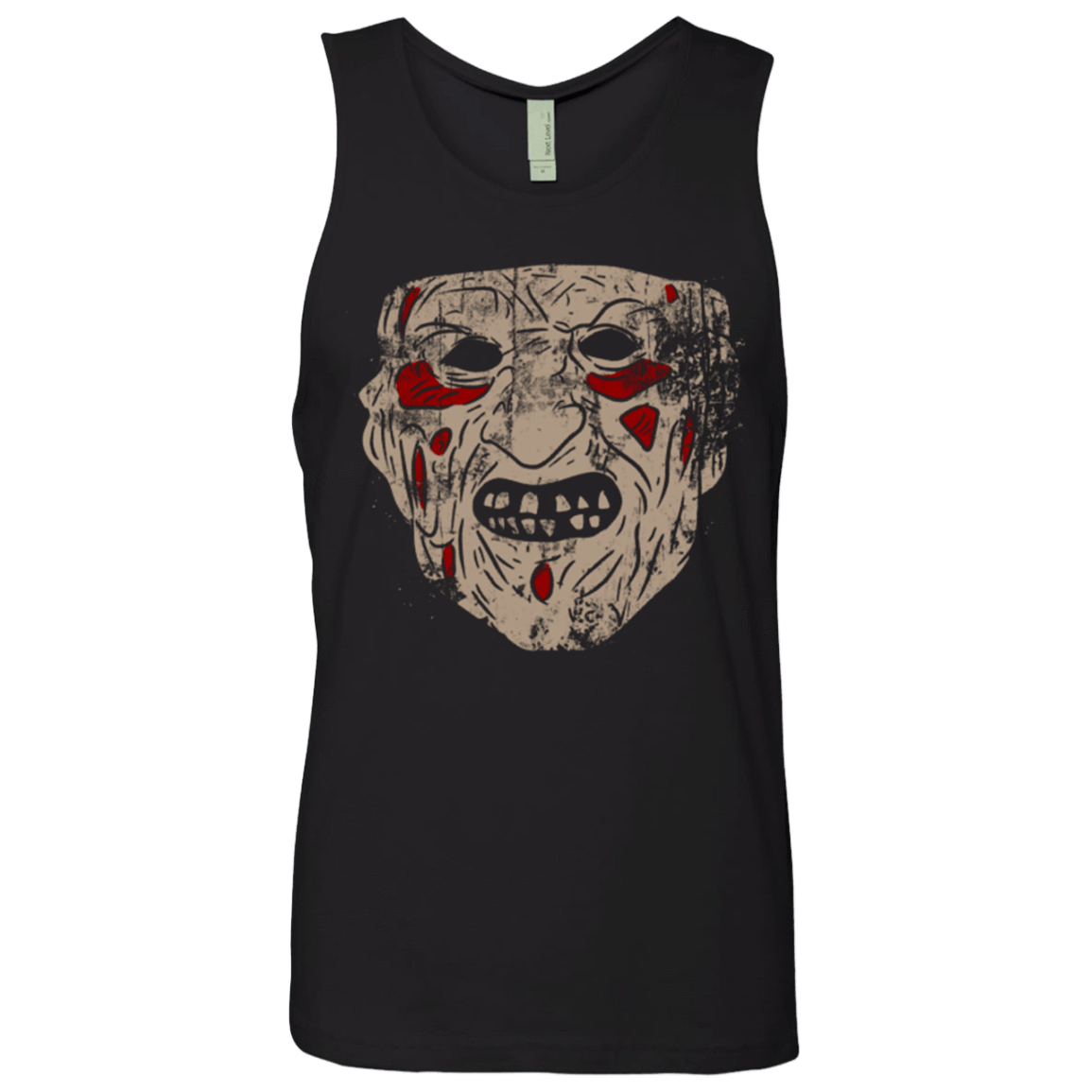 T-Shirts Black / Small Freddy Grunge Men's Premium Tank Top