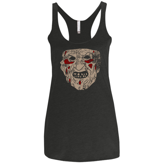 T-Shirts Vintage Black / X-Small Freddy Grunge Women's Triblend Racerback Tank