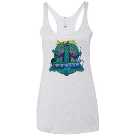 T-Shirts Heather White / X-Small FREDERICK Women's Triblend Racerback Tank