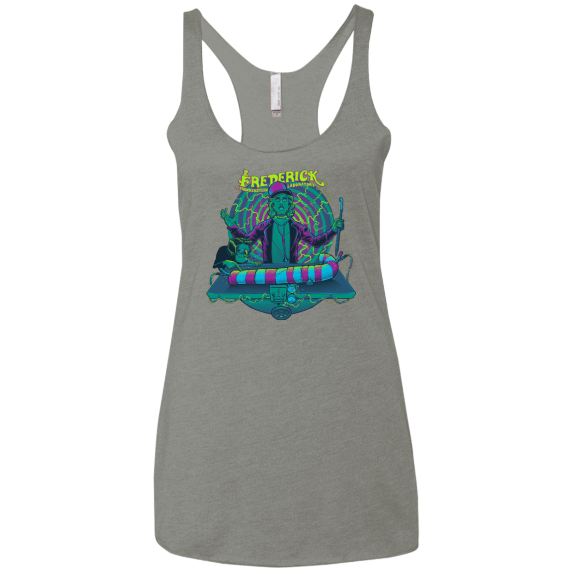 T-Shirts Venetian Grey / X-Small FREDERICK Women's Triblend Racerback Tank