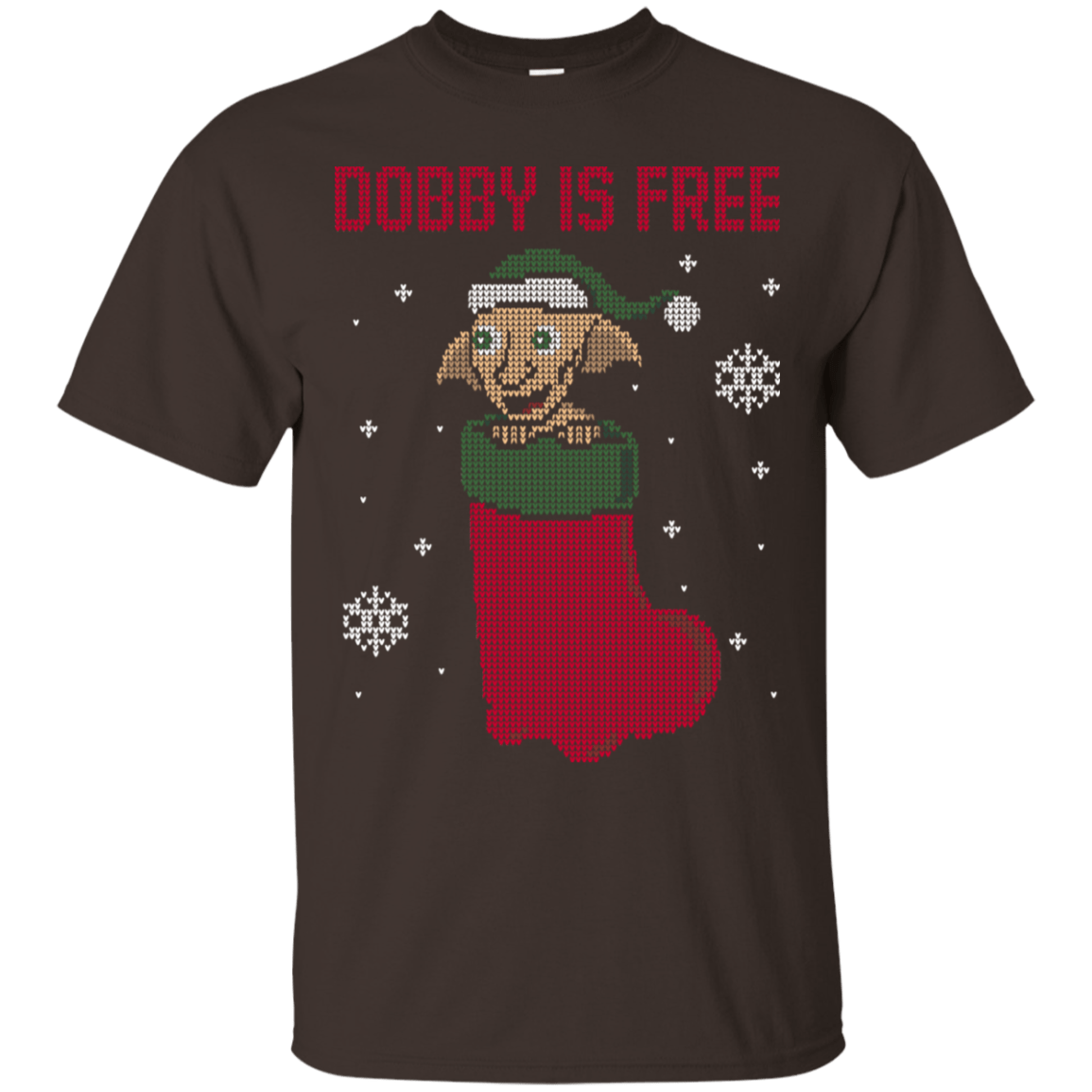 T-Shirts Dark Chocolate / S Free Elf! T-Shirt