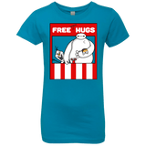 T-Shirts Turquoise / YXS Free Hugs Girls Premium T-Shirt