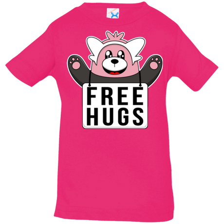 T-Shirts Hot Pink / 6 Months Free Hugs Infant PremiumT-Shirt