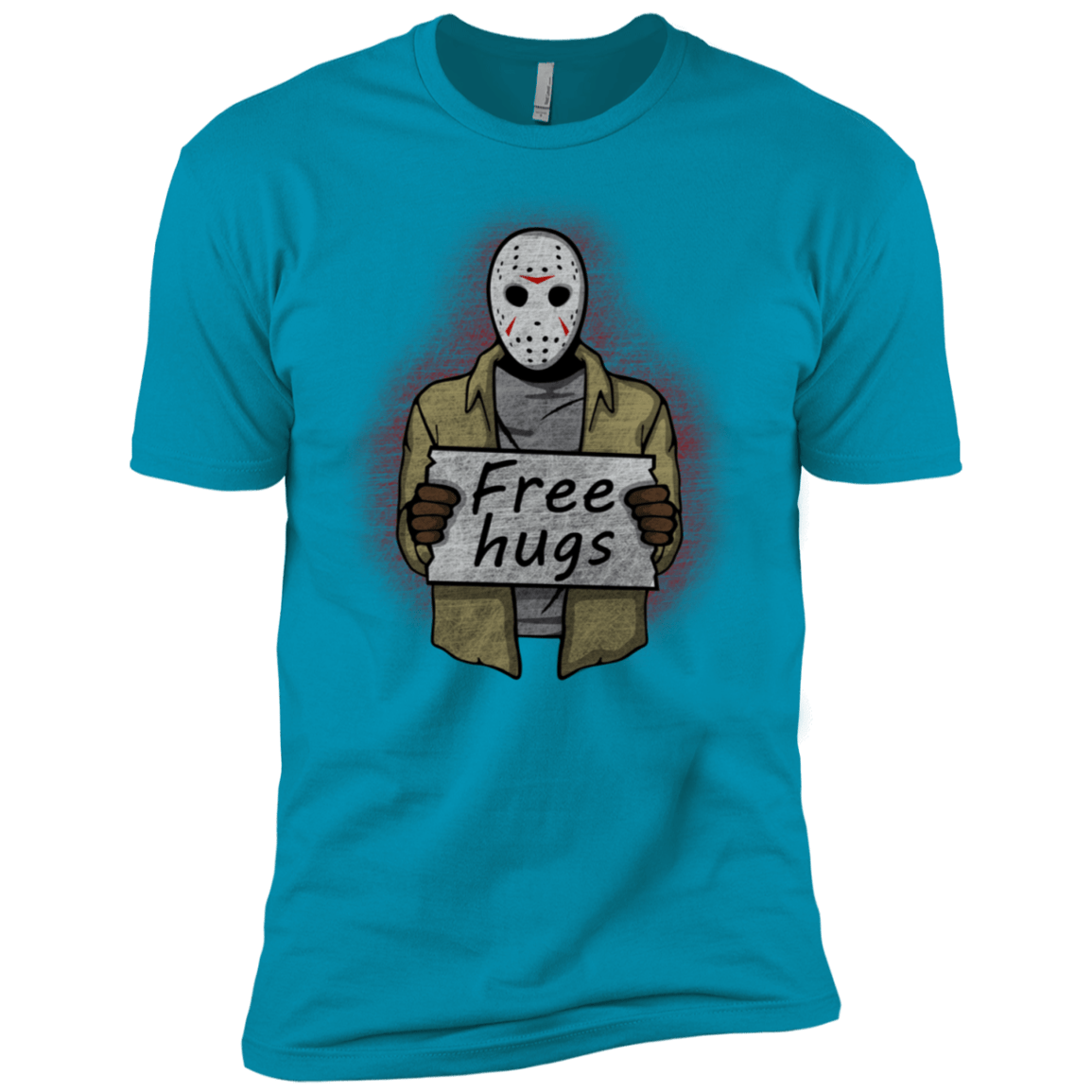 T-Shirts Turquoise / YXS Free Hugs Jason Boys Premium T-Shirt