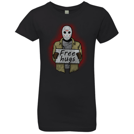 T-Shirts Black / YXS Free Hugs Jason Girls Premium T-Shirt