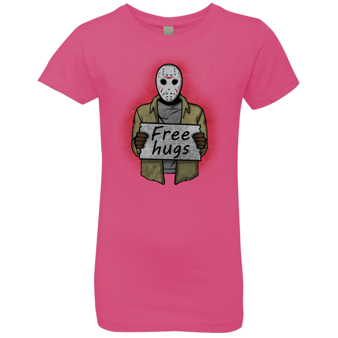 T-Shirts Hot Pink / YXS Free Hugs Jason Girls Premium T-Shirt