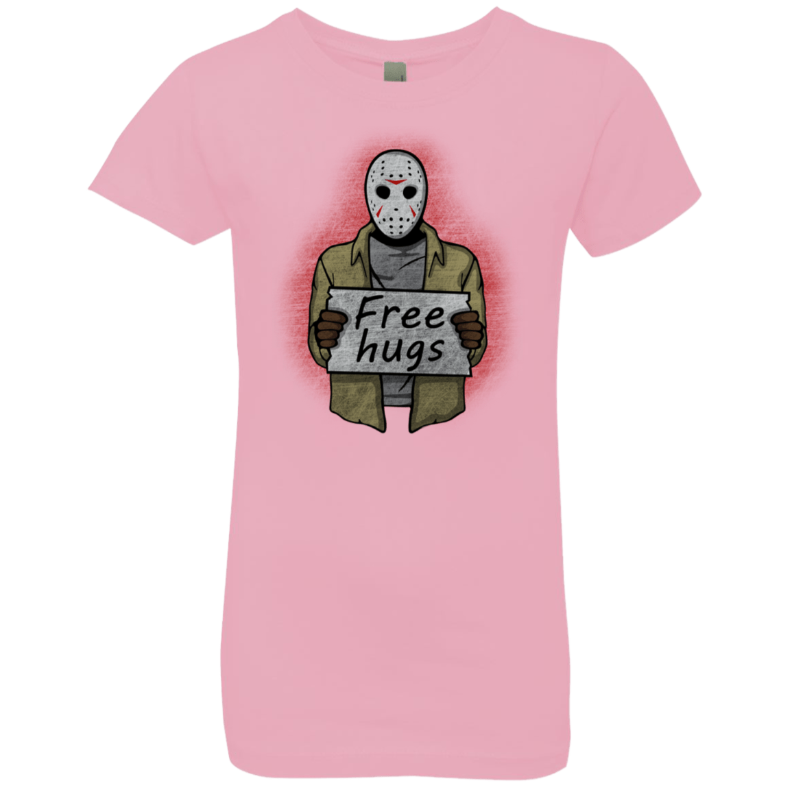 T-Shirts Light Pink / YXS Free Hugs Jason Girls Premium T-Shirt