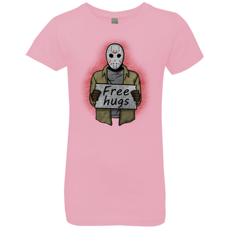 T-Shirts Light Pink / YXS Free Hugs Jason Girls Premium T-Shirt