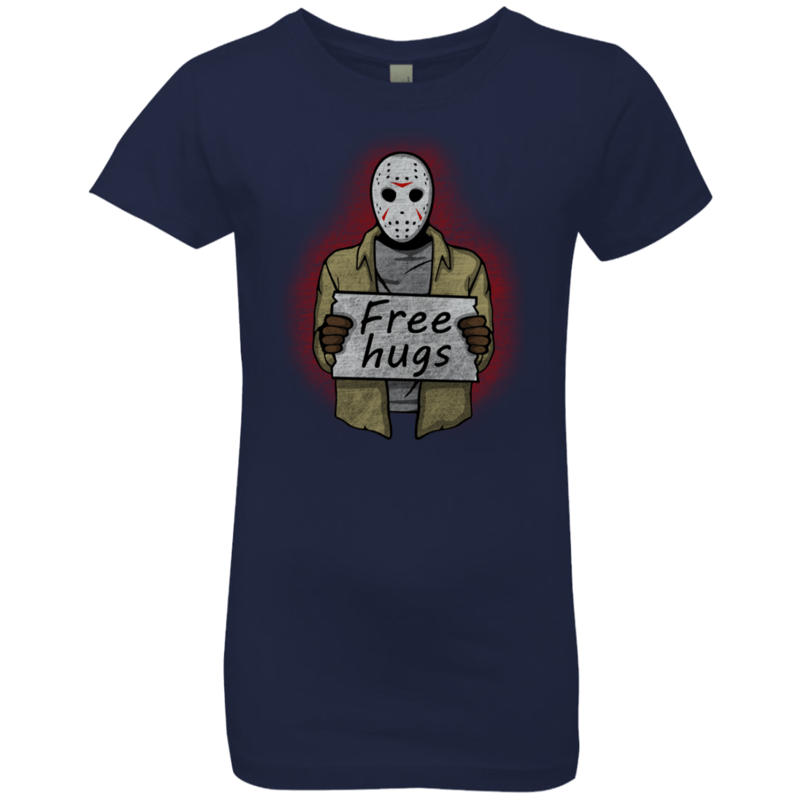 T-Shirts Midnight Navy / YXS Free Hugs Jason Girls Premium T-Shirt