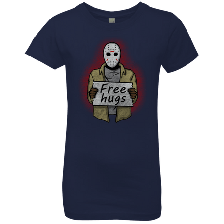 T-Shirts Midnight Navy / YXS Free Hugs Jason Girls Premium T-Shirt