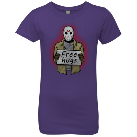 T-Shirts Purple Rush / YXS Free Hugs Jason Girls Premium T-Shirt