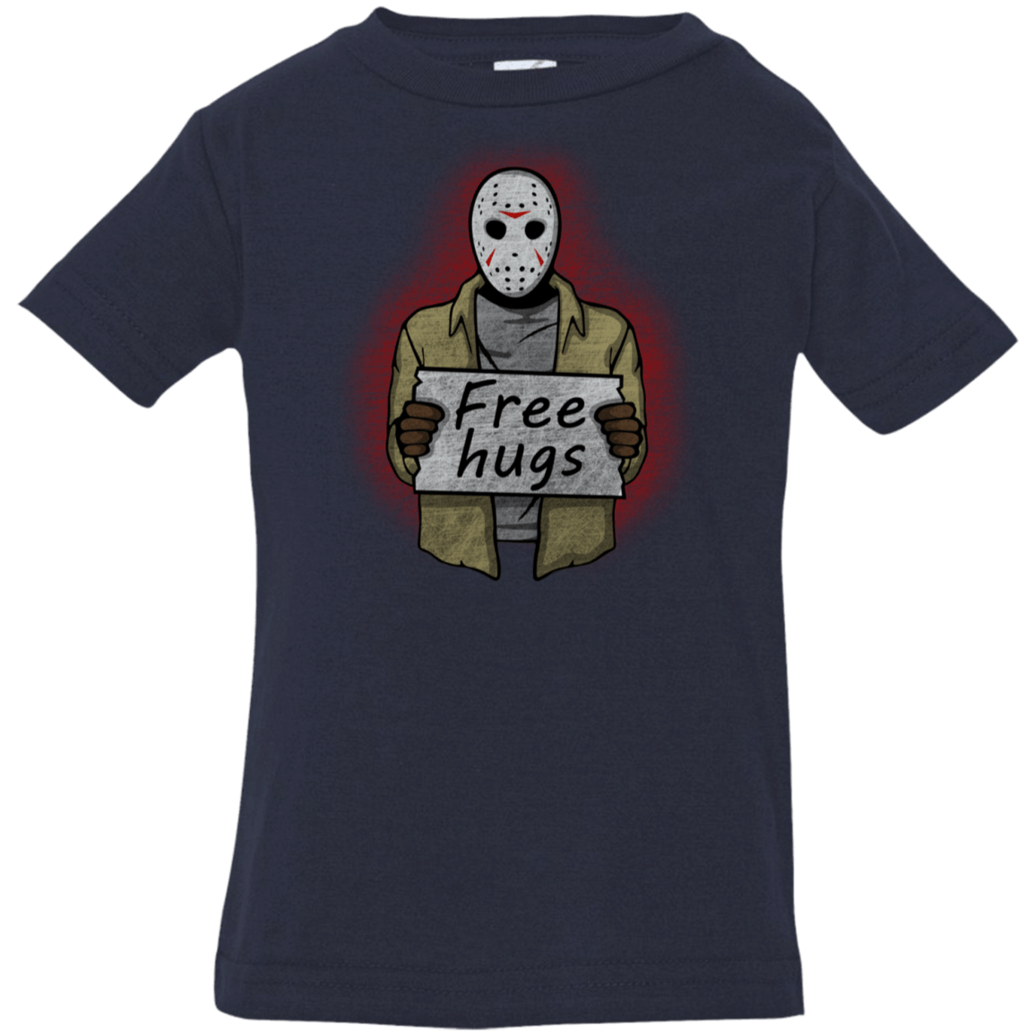 T-Shirts Navy / 6 Months Free Hugs Jason Infant Premium T-Shirt