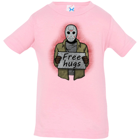 T-Shirts Pink / 6 Months Free Hugs Jason Infant Premium T-Shirt
