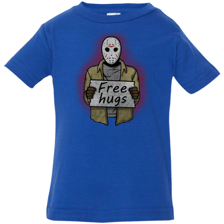 T-Shirts Royal / 6 Months Free Hugs Jason Infant Premium T-Shirt