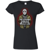 T-Shirts Black / S Free Hugs Jason Junior Slimmer-Fit T-Shirt