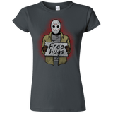 T-Shirts Charcoal / S Free Hugs Jason Junior Slimmer-Fit T-Shirt