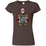 T-Shirts Dark Chocolate / S Free Hugs Jason Junior Slimmer-Fit T-Shirt