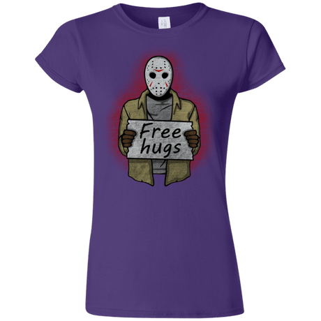 T-Shirts Purple / S Free Hugs Jason Junior Slimmer-Fit T-Shirt