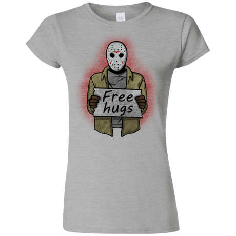 T-Shirts Sport Grey / S Free Hugs Jason Junior Slimmer-Fit T-Shirt