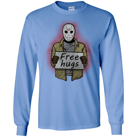 T-Shirts Carolina Blue / S Free Hugs Jason Men's Long Sleeve T-Shirt
