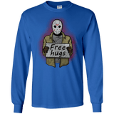 T-Shirts Royal / S Free Hugs Jason Men's Long Sleeve T-Shirt