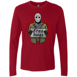 T-Shirts Cardinal / S Free Hugs Jason Men's Premium Long Sleeve